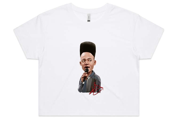 The "KID" Collection - Female Crop Top Black or White